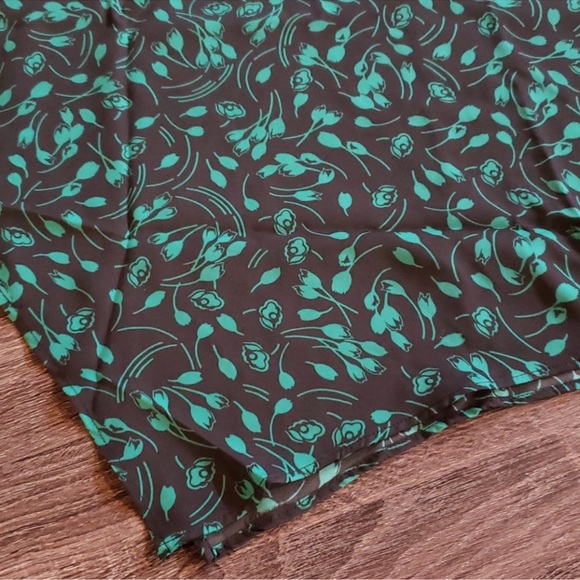 WHO WHAT WEAR size 24 Black Buds Asymmetrical Skirt NEW - Picture 5 of 12